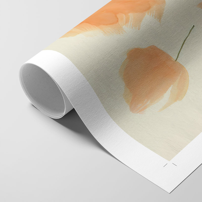 FallenFlowersI - Impression sur toile seulement - NON-CADRE, H 12 po x l 8 po