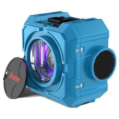 24.4 Inch Negative Air Machine & Air Scrubber With UV-C Light, 3-Stage HEPA Filtration