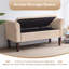 Banc de rangement en polyester touffeté-913810847-918948120