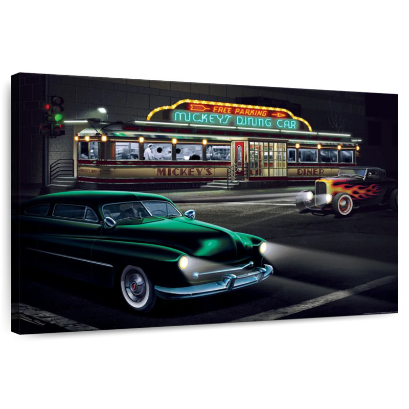 Mickey's Diner I, H 16 po x l 24 po