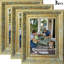 Cadre 3 photos antique doré raffiné pour photos et tablettes de bureau 8 po x 10 po-532883139-532883148-532883150