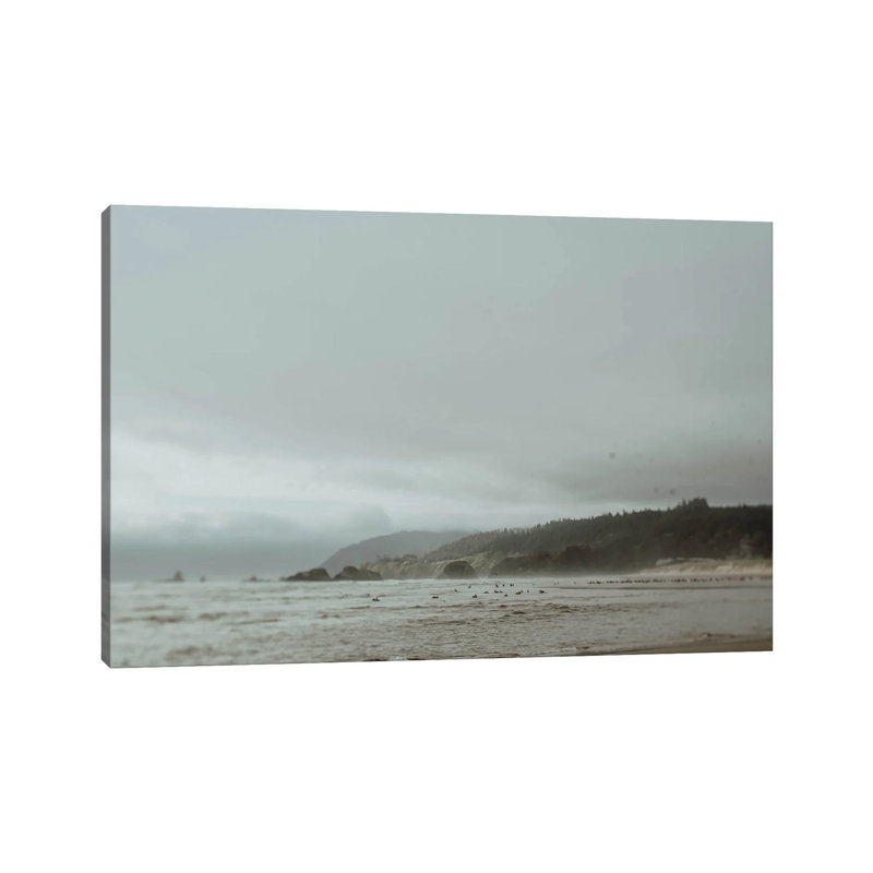Coast And Birds by Chelsea Victoria - Gallery-Wrapped Canvas Giclée on Canvas, 20.32 cm H x 30.48 cm W, No Frame