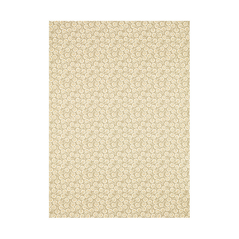Fern Frond Fabric, Fawn