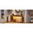 Rustic Farmhouse Console Table With Vertical Slat Legs, Perfect For Hallways, Living Rooms, And Small Spaces