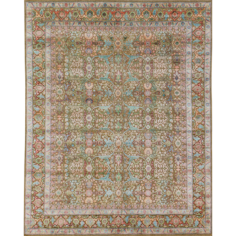 Oriental Area Rug in Camel, Rectangle 8' x 10'