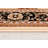 Rug Branch Yasmin 2' x 3' (2'3" x 3') Beige/Black Persian Medallion Indoor Doormat Rug, Traditional, Low Pile, Stain-Resistant Entry Carpet - Front Door, Mudroom, Hallway and Kitchen-41414286