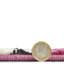 Leffel area rug Machine Woven Rectangle Pink-1343247489