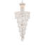 Lustre en spirale chromé transparent 28 lumières Elegant Lighting-23083917-23083921
