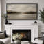 Grande impression sur toile encadrée, impression de paysage abstrait neutre pour décoration murale moderne minimaliste-116848500-116848501