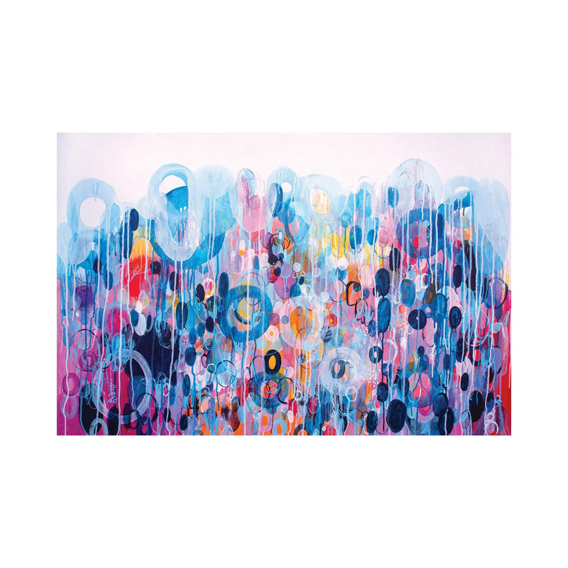 Finally We Meet By Misako Chida - Wrapped Canvas Painting by Misako Chida - Wrapped Canvas Painting