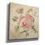 Art mural sur toile Winston Porter «Pale Pink Rose On Antique Linen» par Cheri Blum-1102688399
