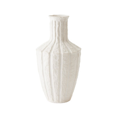 Emperor Vase-Off-White-Lg