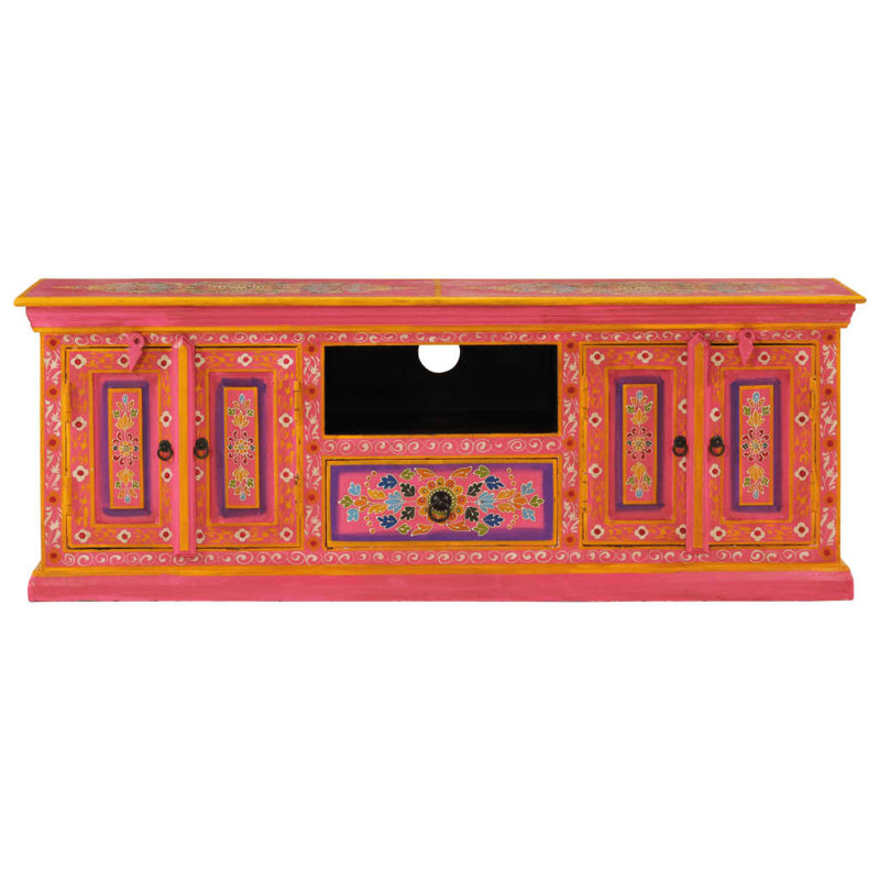 Brayde Unfinished TV Stand for TVs up to 43", Pink