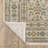 Graicyn Global Traditonal Ivory/ Teal Area Rug-1457254969