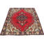Tapis oriental rouge unique 4X5 One-of-a-Kind