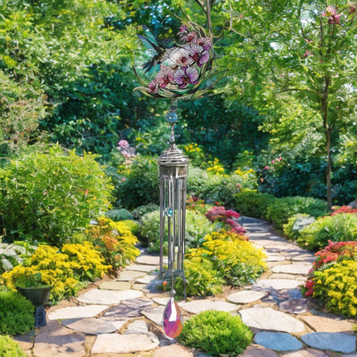 21"Long Hummingbird Acrylic Mini Wind Chime