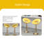 Tabouret pivotant à hauteur réglable-2125287885