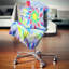 Danse des pétales multicolores - coussin à imprimé floral-30718591-30718587