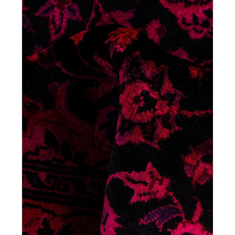 Tapis noir en laine 3 pi 2 po x 5 pi 2 po Huddleston