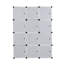 Humphery 16 Door Plastic Wardrobe