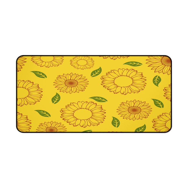 Polyester Desk Pad, 14.4x12.1