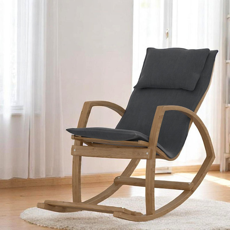 Chaise berçante Modern, Gris foncé