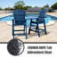 Chaise Adirondack d'extérieur 2 pièces avec table Maybeck-146477725