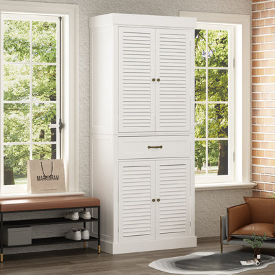 Cantlon 71.6" H x 30" W x 15.7" D  Storage Cabinet by Red Barrel Studio