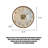 White Seashell Solid Wood Round Wall Clocks-110396038