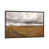 Dark Rustic Wood Floater Framed Canvas