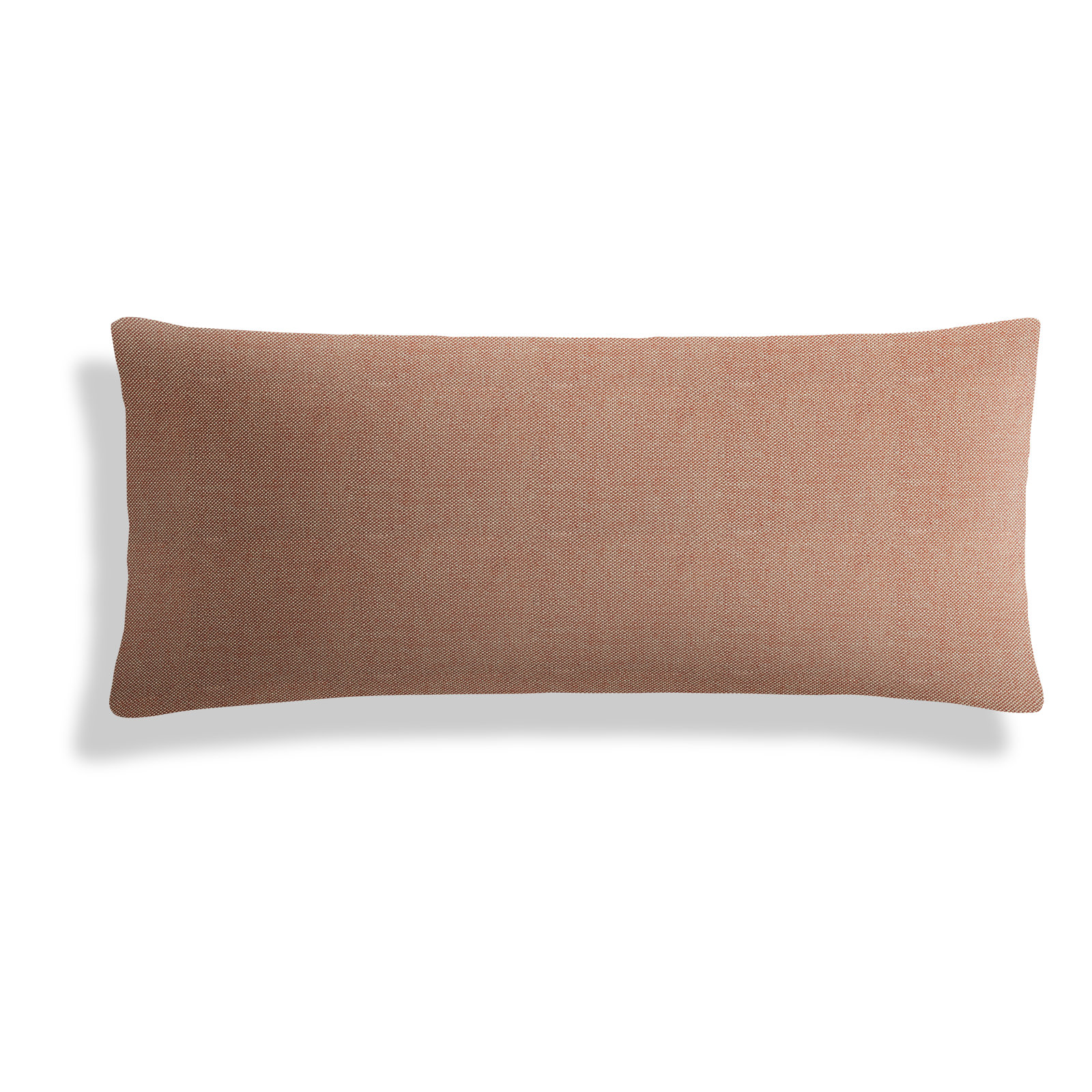 Signal Throw Pillow, Edwards Tomato Crossweave, 13" x 30", Rectangular