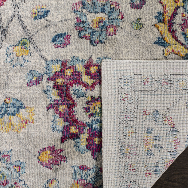 Gonzales Oriental Hand Woven Area Rug, Round 201 cm