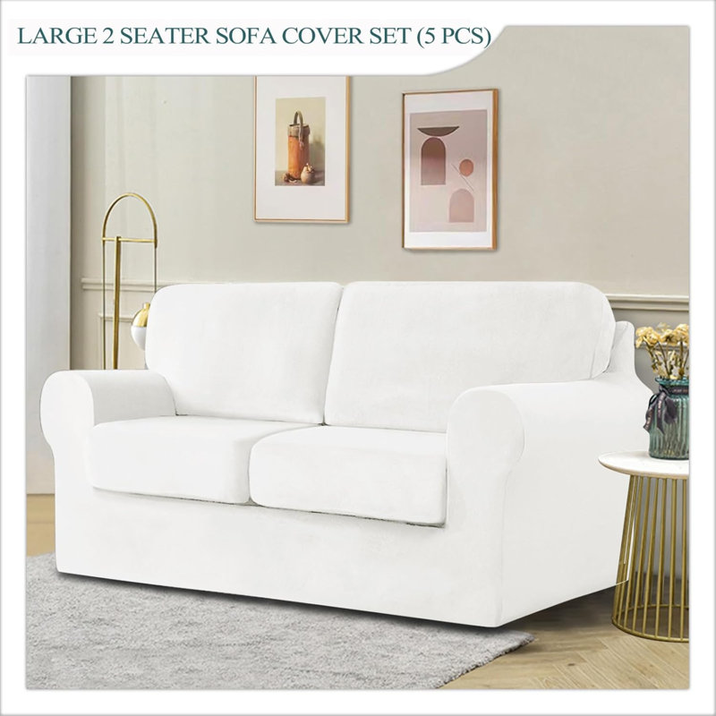 Outdoor Patio Sofa Cover, White