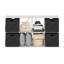 Besi 119.99cm W Metal Shelving Unit-113644974