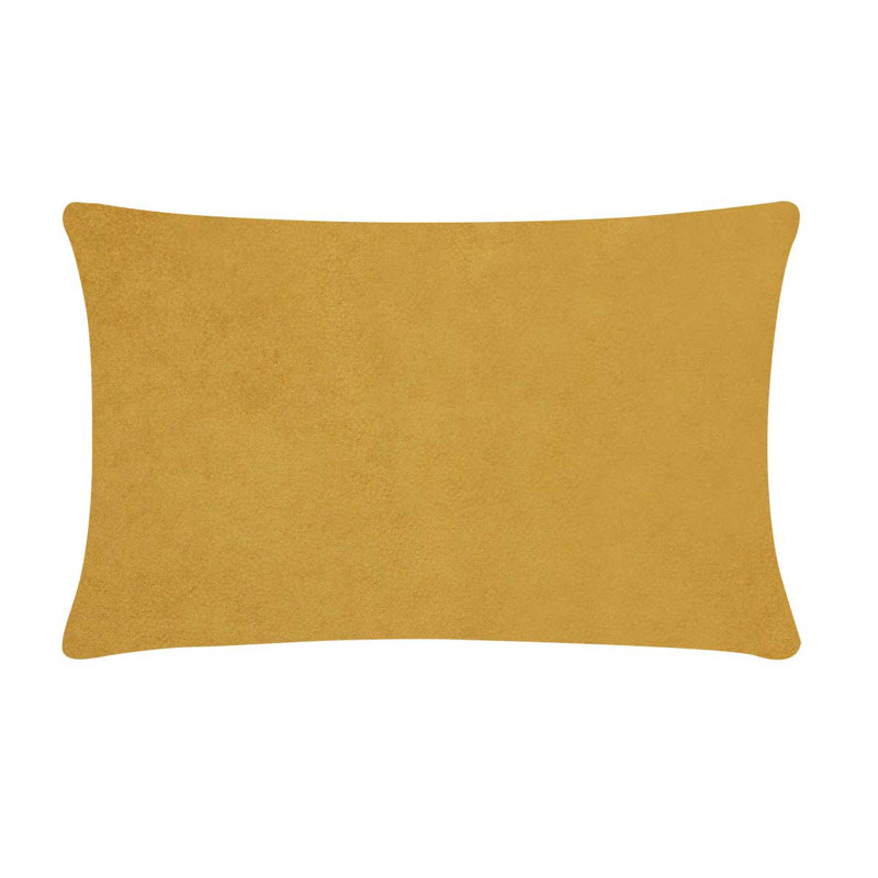 Gold Velvet Rhinestone Oversize Lumbar Throw Pillow