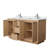 Maroni 60'' Double Bathroom Vanity with Marble Top-98285543-98285545