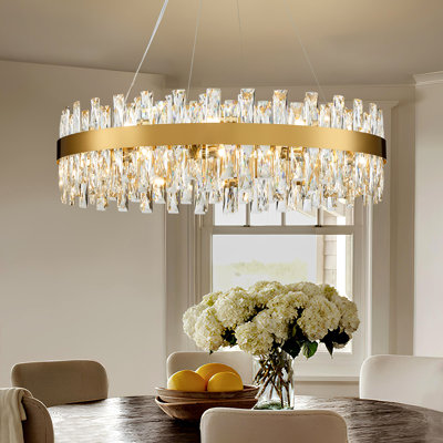 Dimmable Modern Crystal Chandelier
