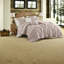 Ensemble de literie 5 pièces Elegant Pink, jacquard en polyester avec coussins décoratifs