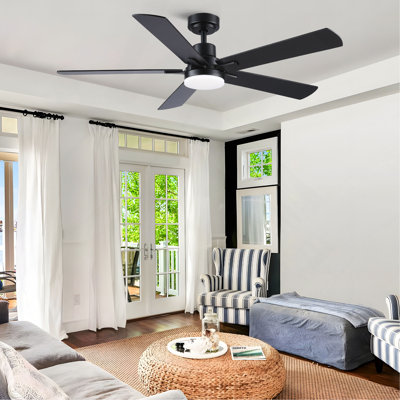 52" Lowe Profile Ceiling Fan With Light