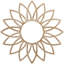 Médaillon de plafond 24 "x 24" x P 8 3/8 "x P 3/8" Daisy-59356307-59356315