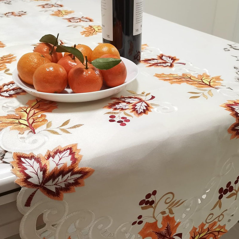 Fall Table Runner With Maple Leaf 15 X 67 Inch Festival Table Runner Thanksgiving Table Decorations For Parties Gatherings Restaurant Home Decor (B Style)