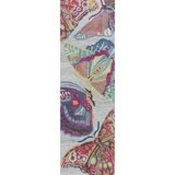 Flutter Butterfly Hand-Tufted Recycled Polyester Indoor/Outdoor Accent Rug
