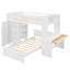 Lit superposé en forme de L avec bureau intégré et garde-robe-791705992-791705999