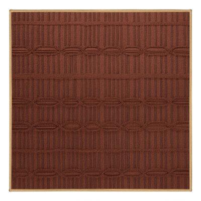 Machine Washable Trellis Brown Area Rug