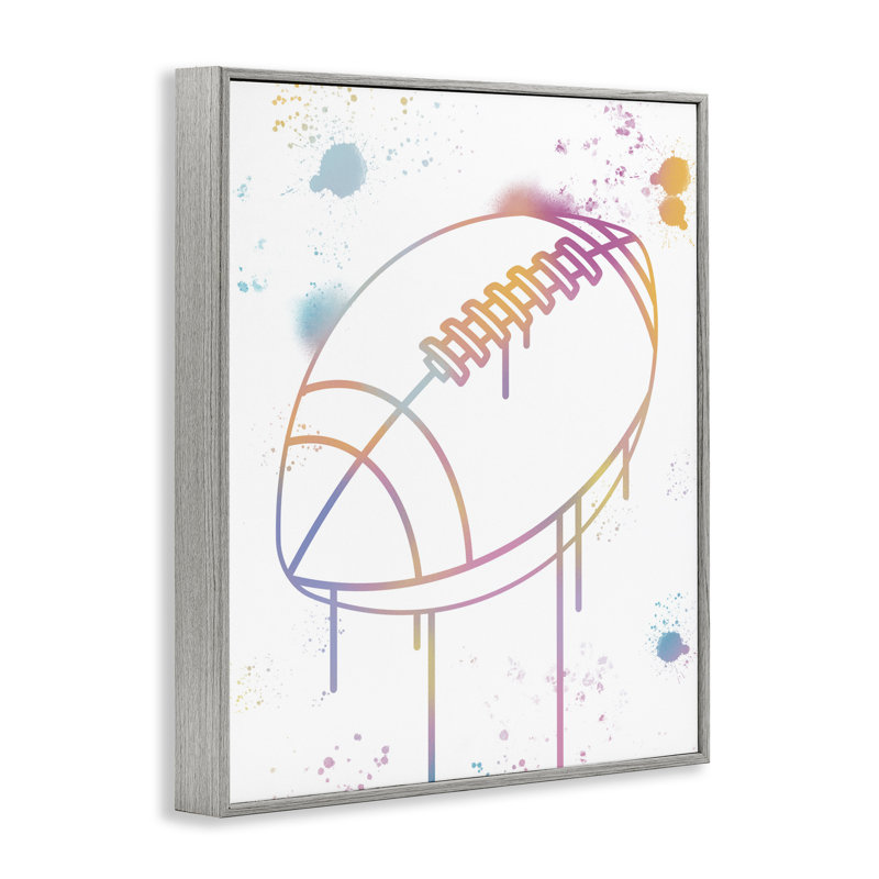 Estampe numérique Graffiti Football, par Marcus Prime, H 20 po x l 16 po, Estampe numérique Farmhouse