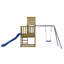 Gast Freeport Park Solid Wood Swing Set with Swing(s) Slide(s)-910724110