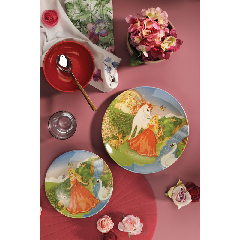 Elegant 3-Piece Dinner Set, Fine Earthenware, Service Plate 9.8 x 9.8 x 0.8 inches, Dessert Plate 7.9 x 7.9 x 0.8 inches, Bowl 5.9 x 5.9 x 2.0 inches | Dishwasher & Microwave Safe | Perfect for Modern Dining Experience