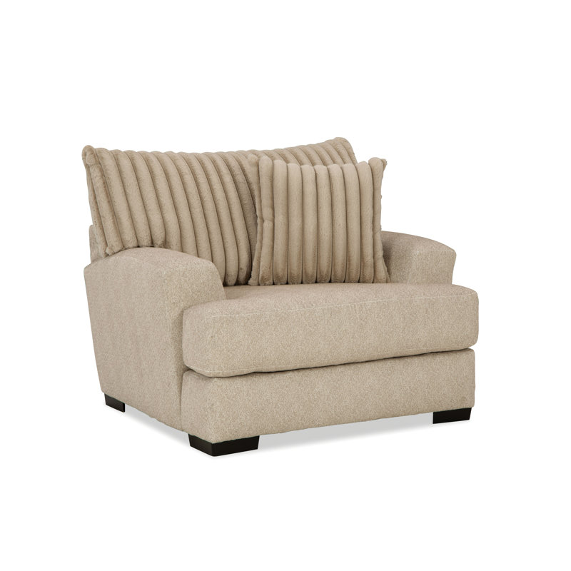 Fauteuil d'appoint yahne, Chenille brun