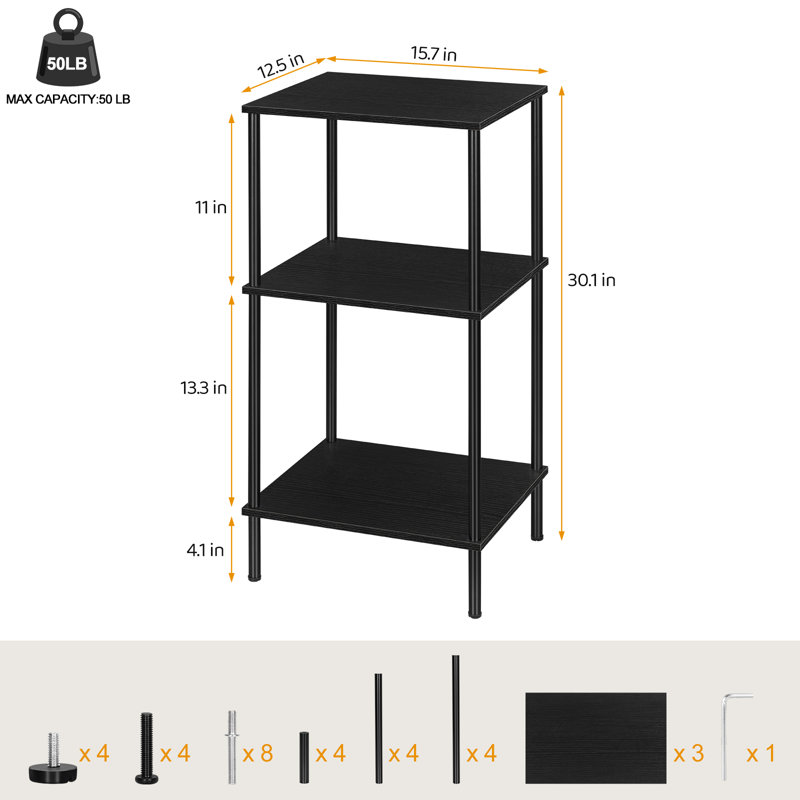 Jaymison End Table, Black