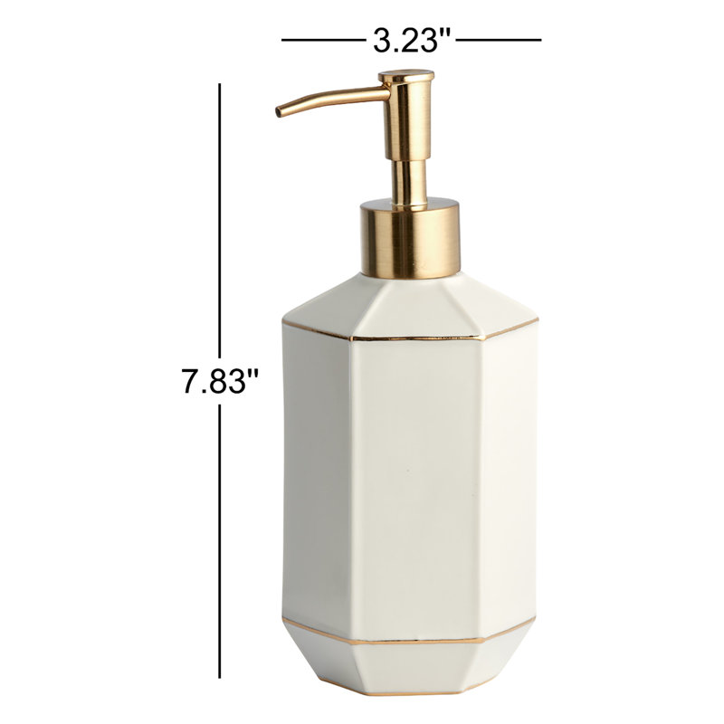 Renatet Porcelain Soap Dispenser